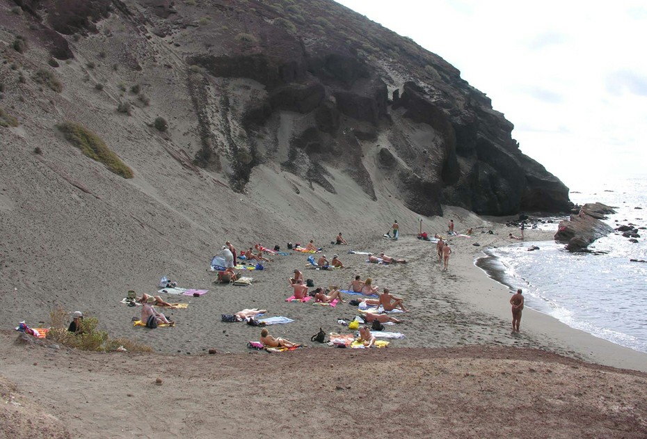 Нудистский пляж Плайя де ла Техита