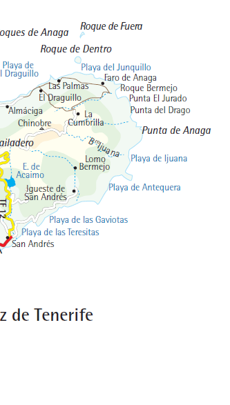 Карта Тенерифе
