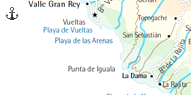 Карта острова Гомера