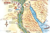 Карта древнего Египта