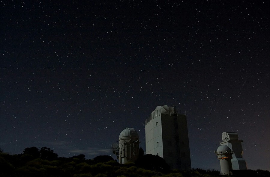 Обсерватория Тейде ночью