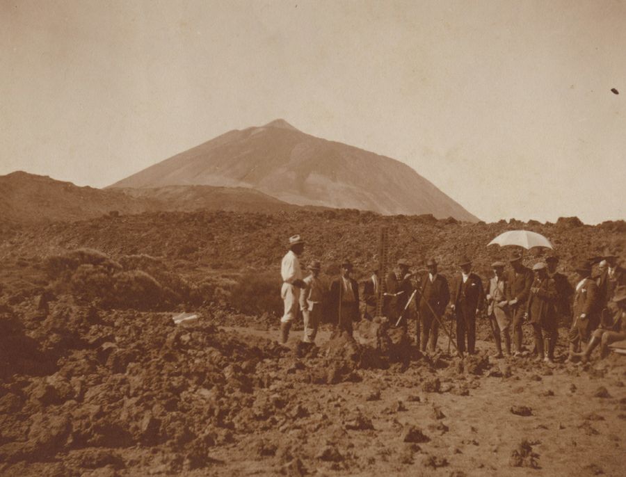 Вулкан Тейде в начале прошлого века