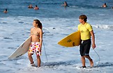 Фото Тенерифе: серферы на пляже