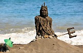 Фото Тенерифе: скульптура на пляже